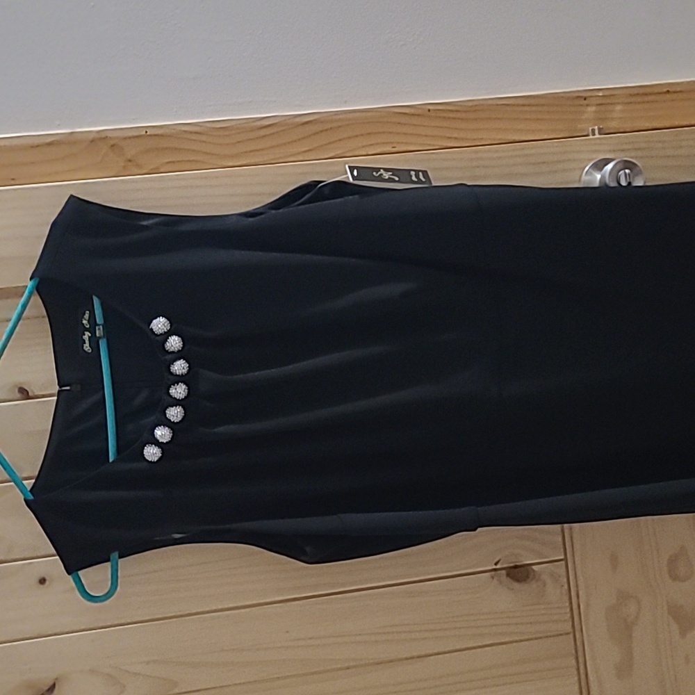 2/18 Nwt black dress sz 20w Shelly nites